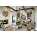Islenford Brass Chandelier-Moonnatur