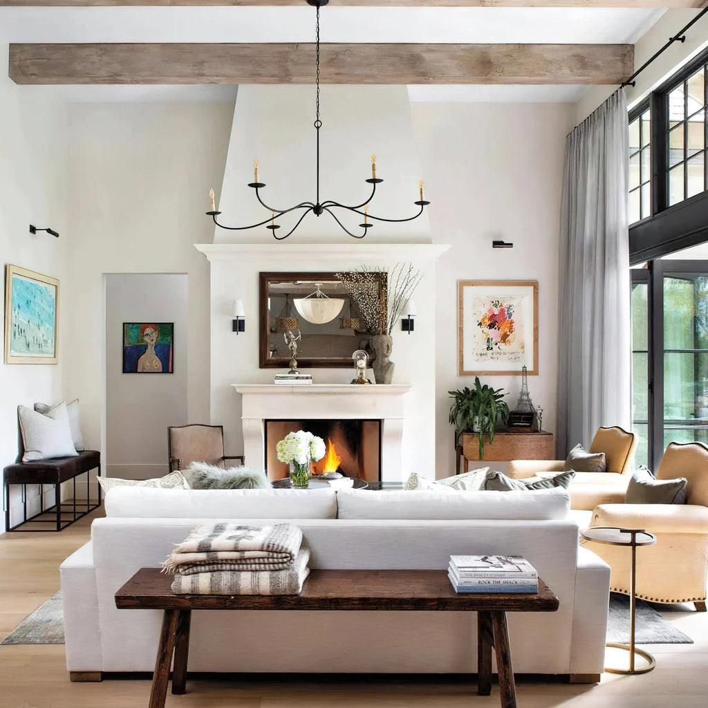 Islenford Brass Chandelier-Moonnatur