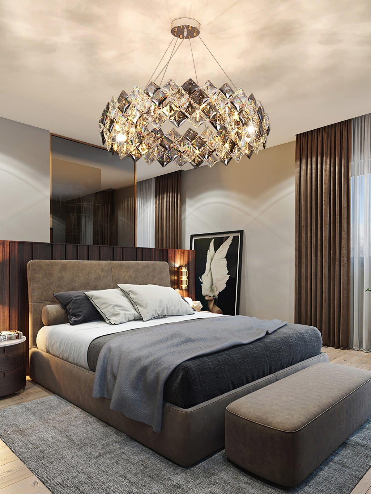 Oselia Crystal Chandelier-Moonnatur