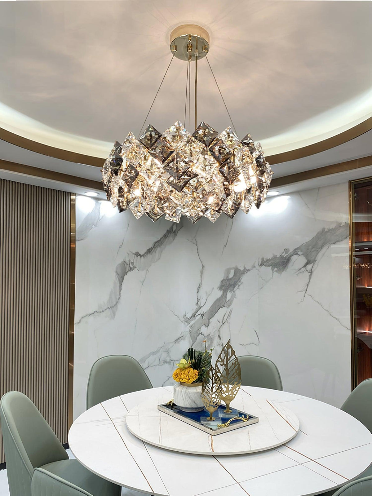 Oselia Crystal Chandelier-Moonnatur