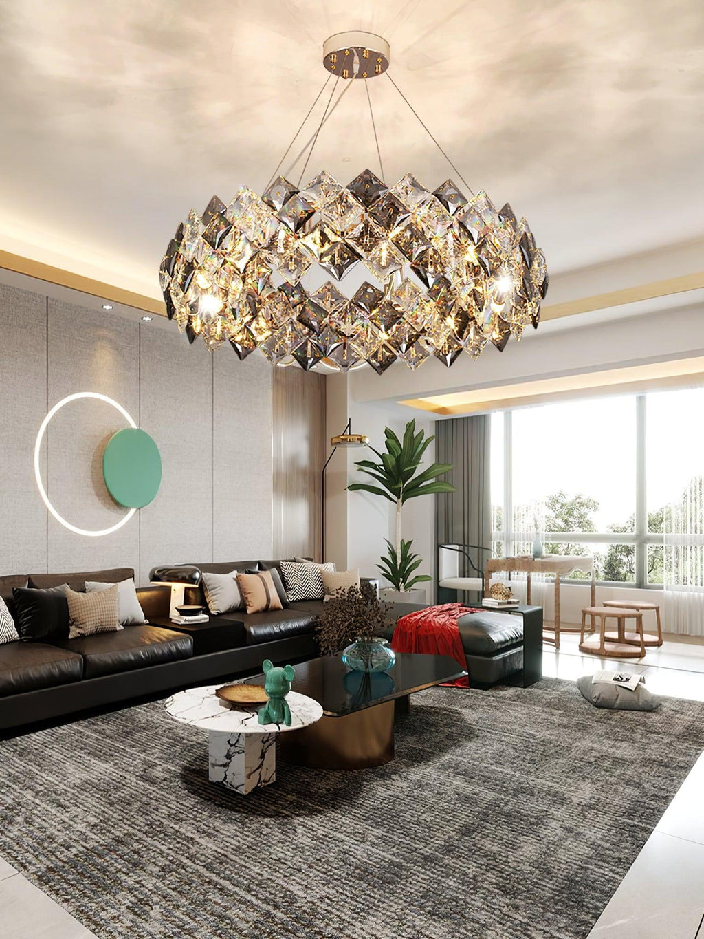 Oselia Crystal Chandelier-Moonnatur