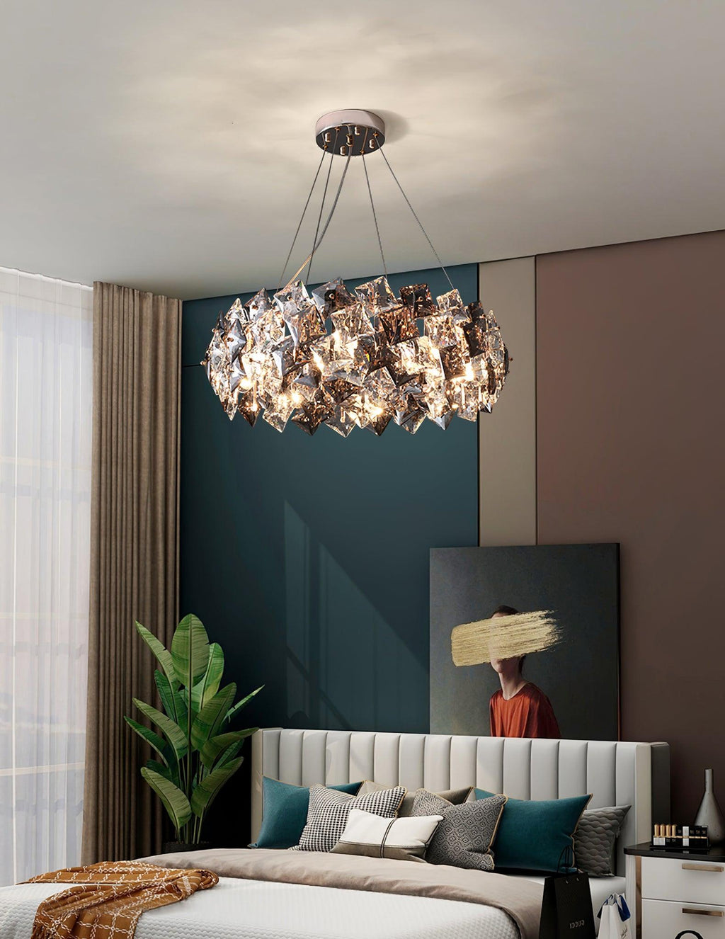 Oselia Crystal Chandelier-Moonnatur