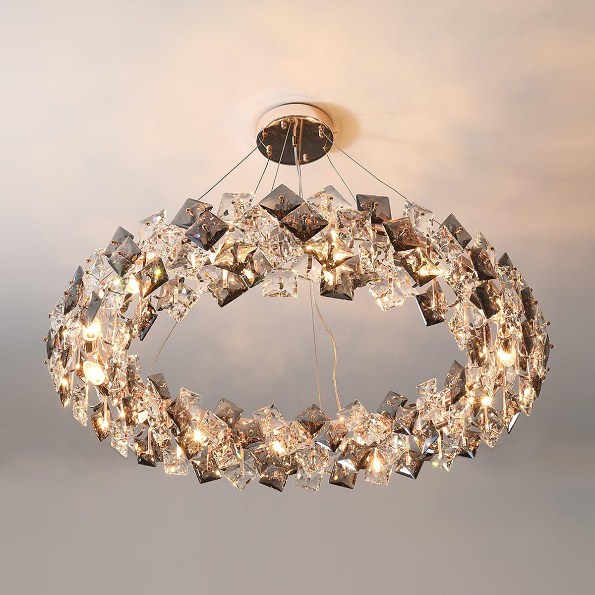 Oselia Crystal Chandelier-Moonnatur