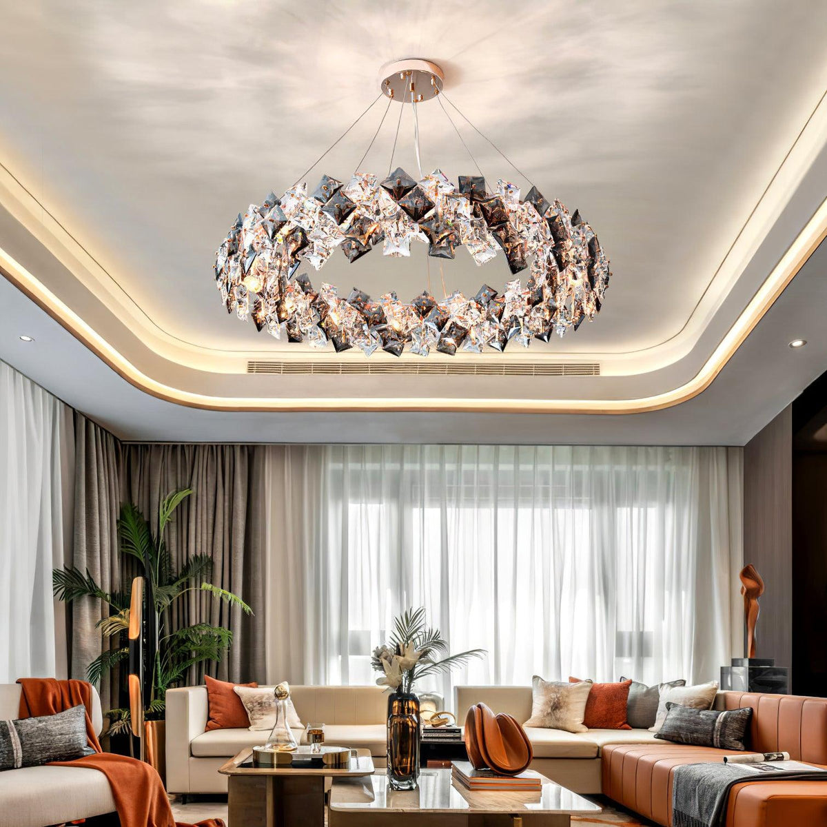 Oselia Crystal Chandelier-Moonnatur