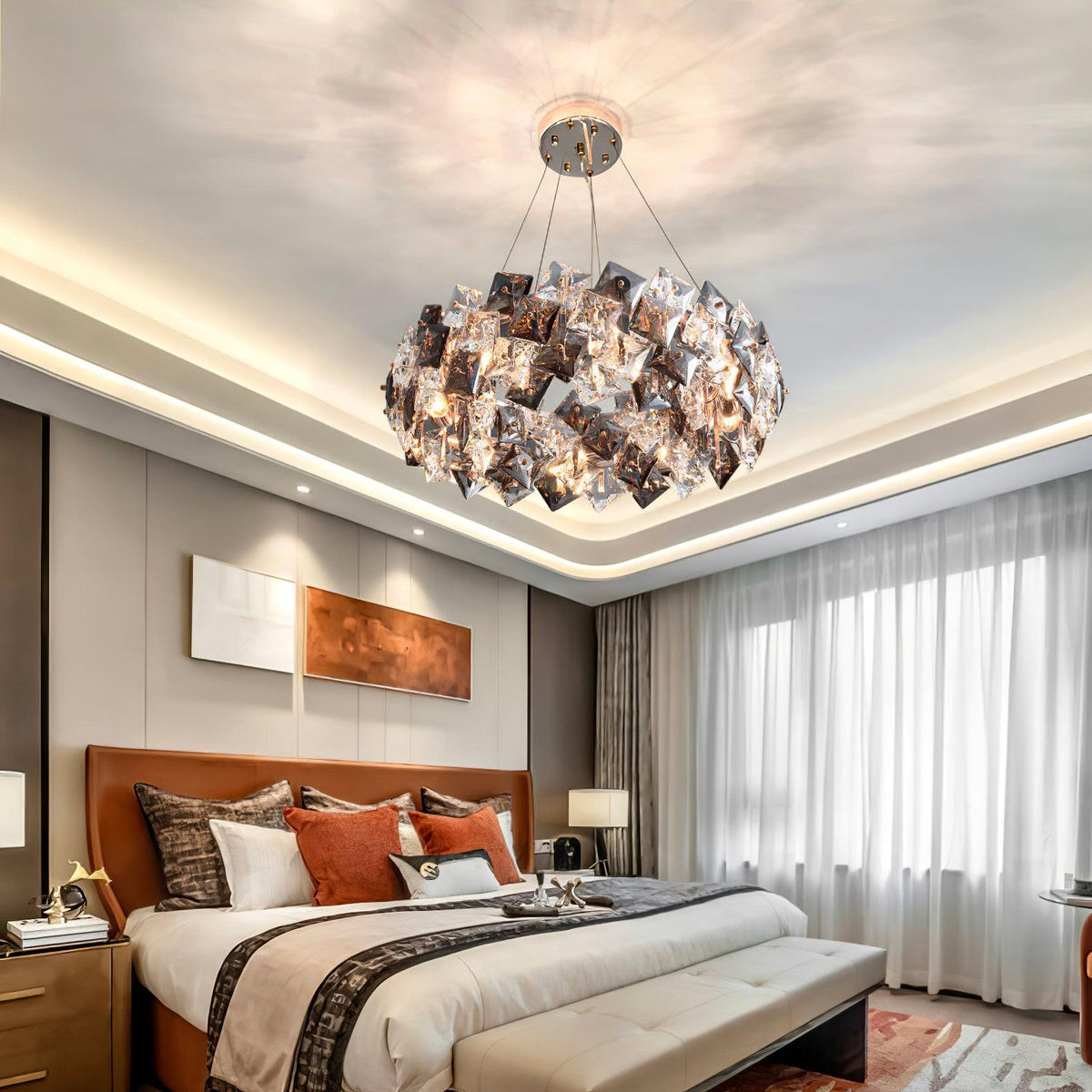 Oselia Crystal Chandelier-Moonnatur