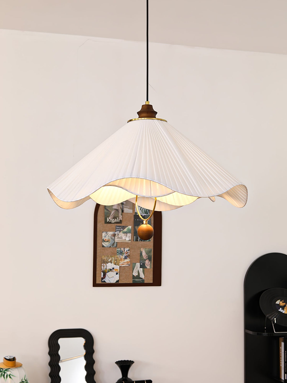 Nelynaria Fabric Pendant Light-Moonnatur