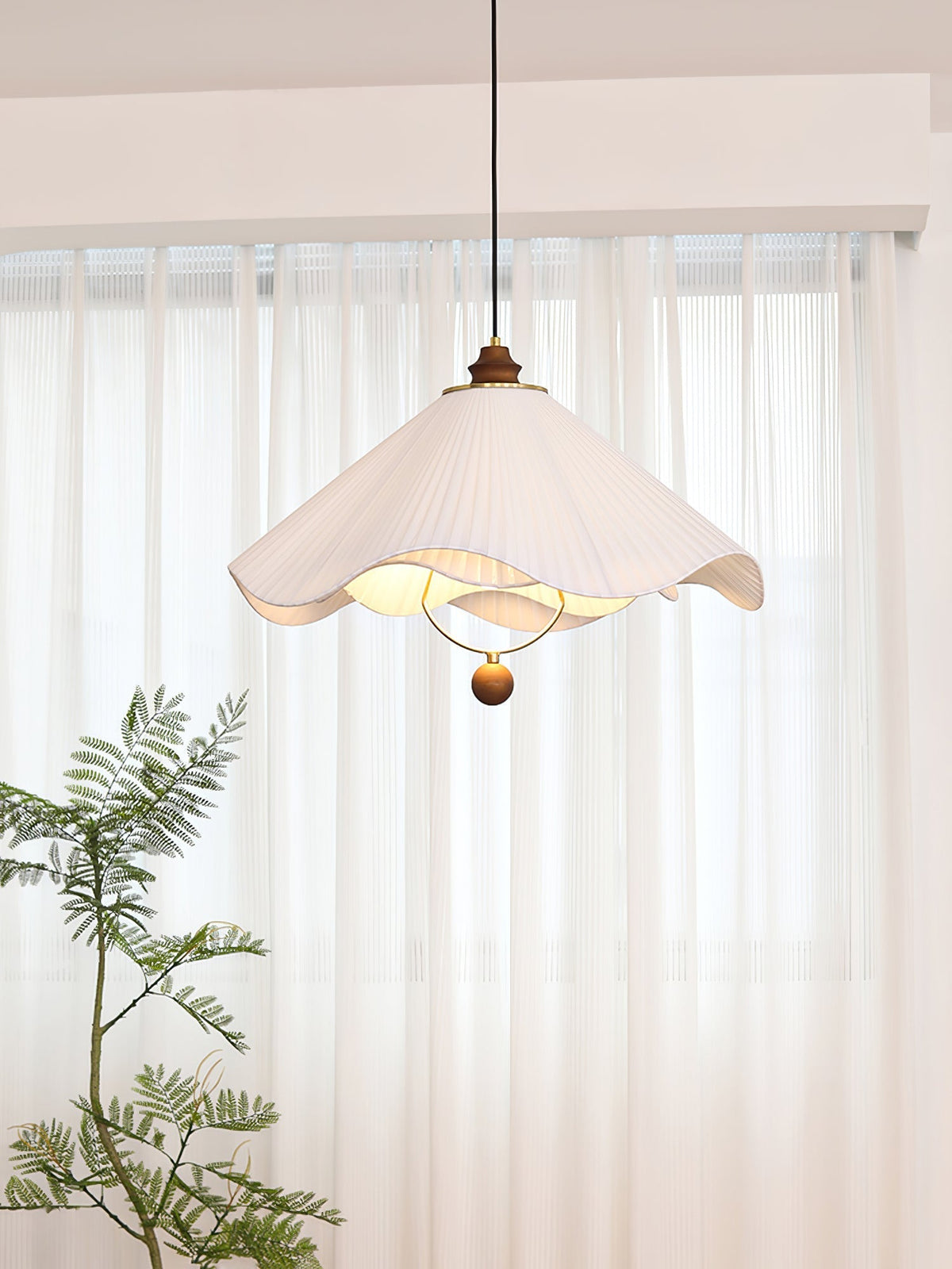 Nelynaria Fabric Pendant Light-Moonnatur