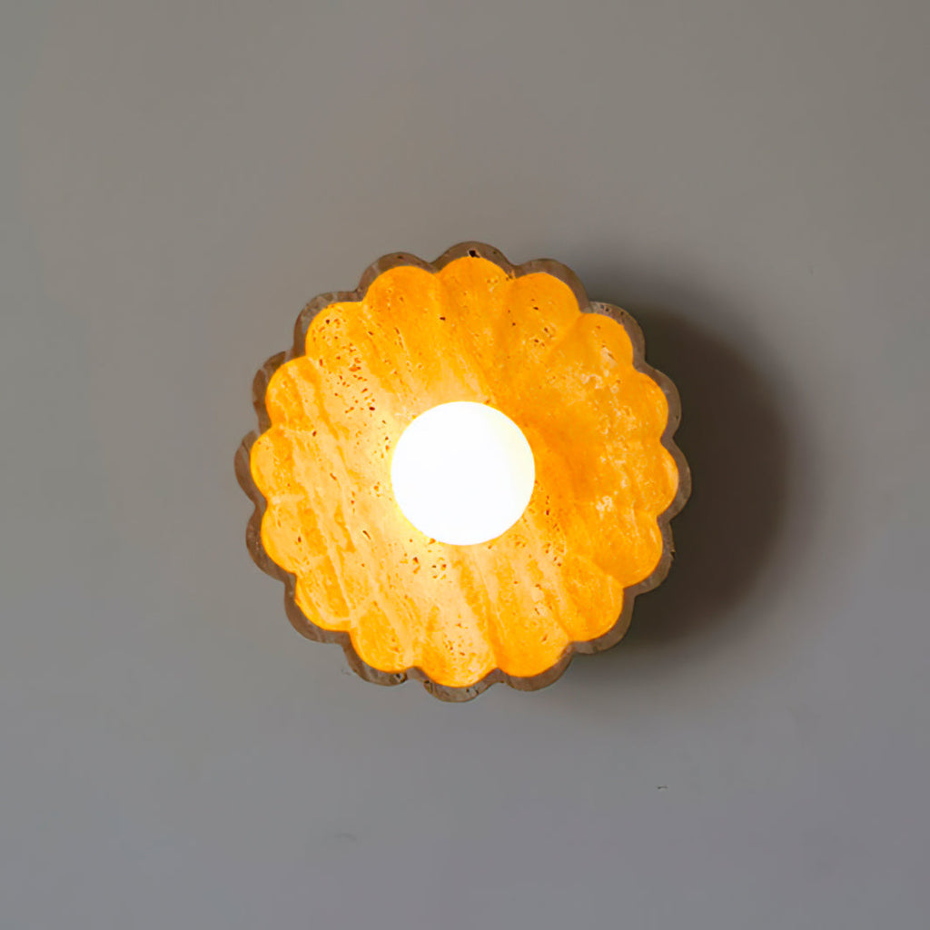 Saveneris Travertine Wall Light-Moonnatur