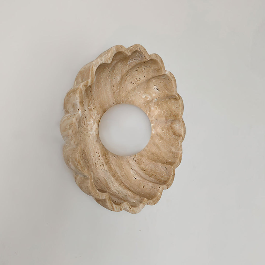 Saveneris Travertine Wall Light-Moonnatur