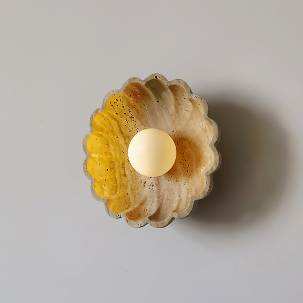 Saveneris Travertine Wall Light-Moonnatur