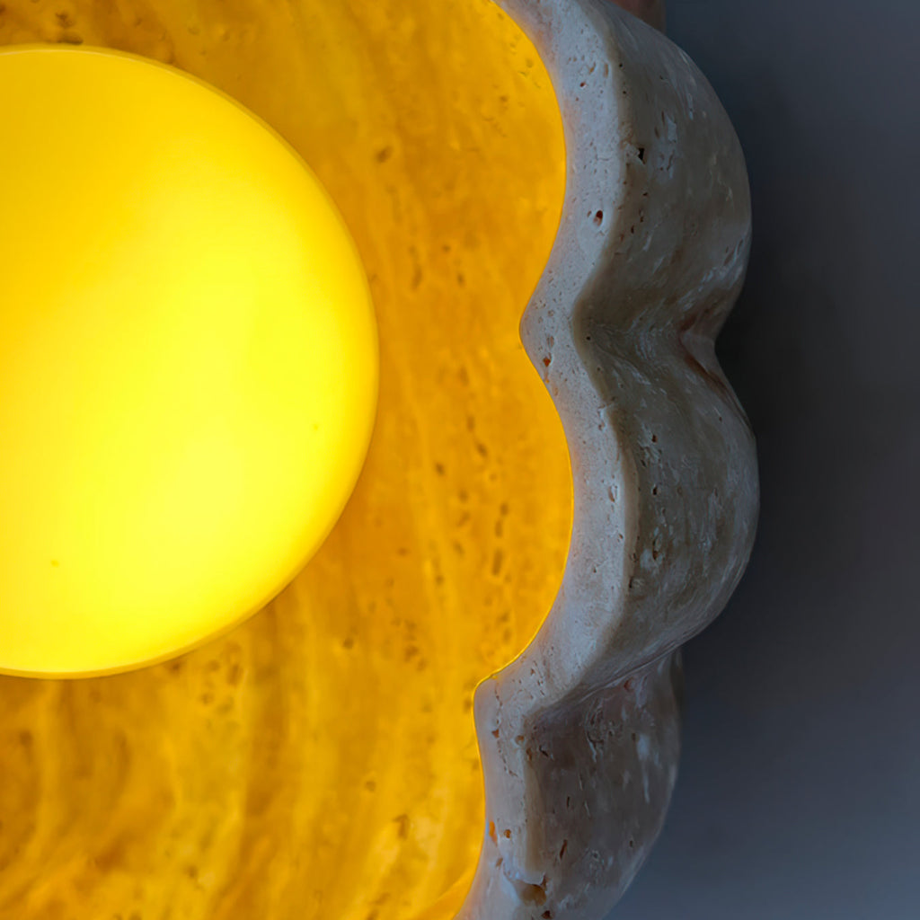 Saveneris Travertine Wall Light-Moonnatur