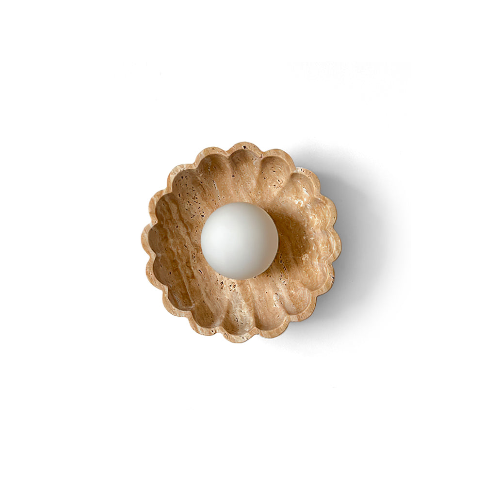 Saveneris Travertine Wall Light-Moonnatur