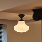 Yolaria Glass Ceiling Lamp-Moonnatur