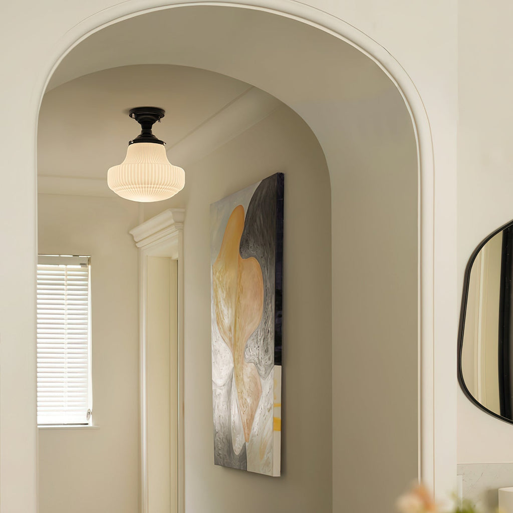 Yolaria Glass Ceiling Lamp-Moonnatur