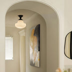 Yolaria Glass Ceiling Lamp-Moonnatur