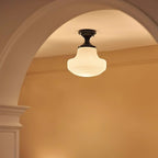 Yolaria Glass Ceiling Lamp-Moonnatur
