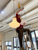 Bromelia Glass Pendant Light-Moonnatur