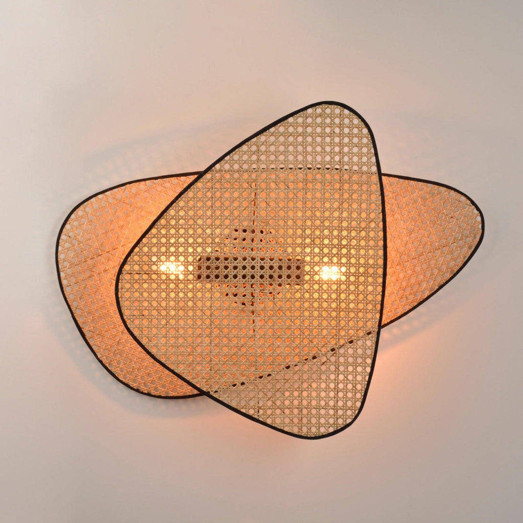 Jorrenora Bamboo Wall Light-Moonnatur