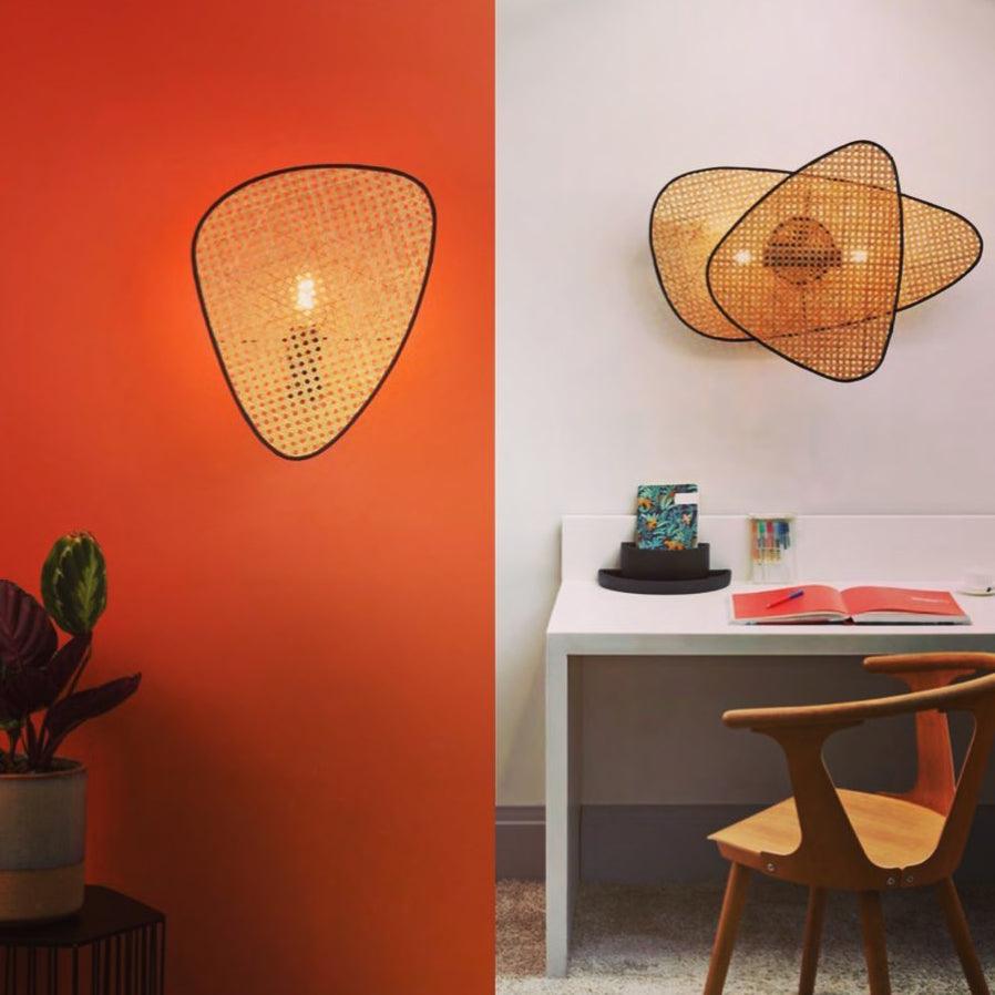 Jorrenora Bamboo Wall Light-Moonnatur