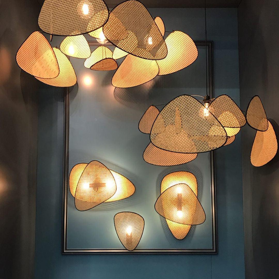 Jorrenora Bamboo Wall Light-Moonnatur
