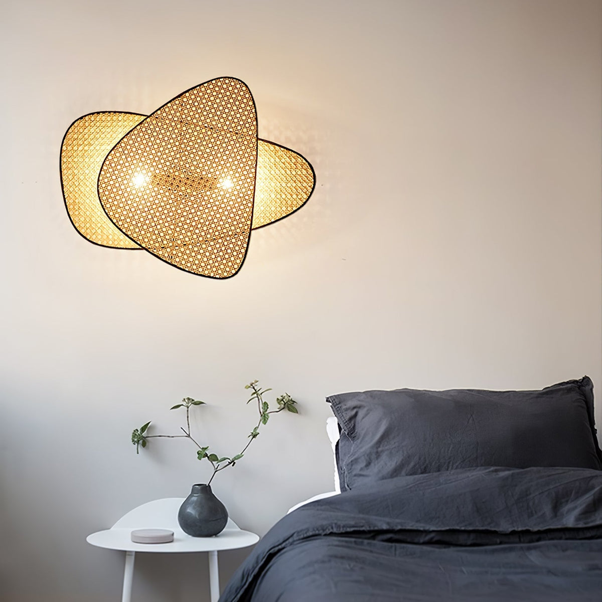 Jorrenora Bamboo Wall Light-Moonnatur