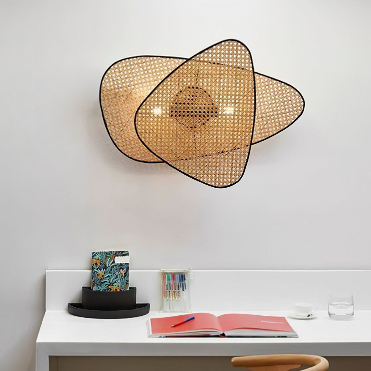 Jorrenora Bamboo Wall Light-Moonnatur