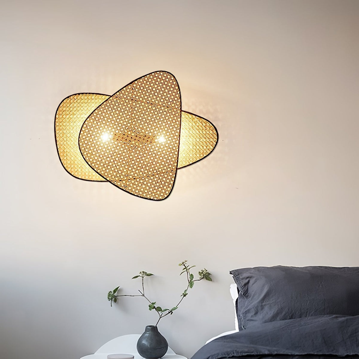 Jorrenora Bamboo Wall Light-Moonnatur