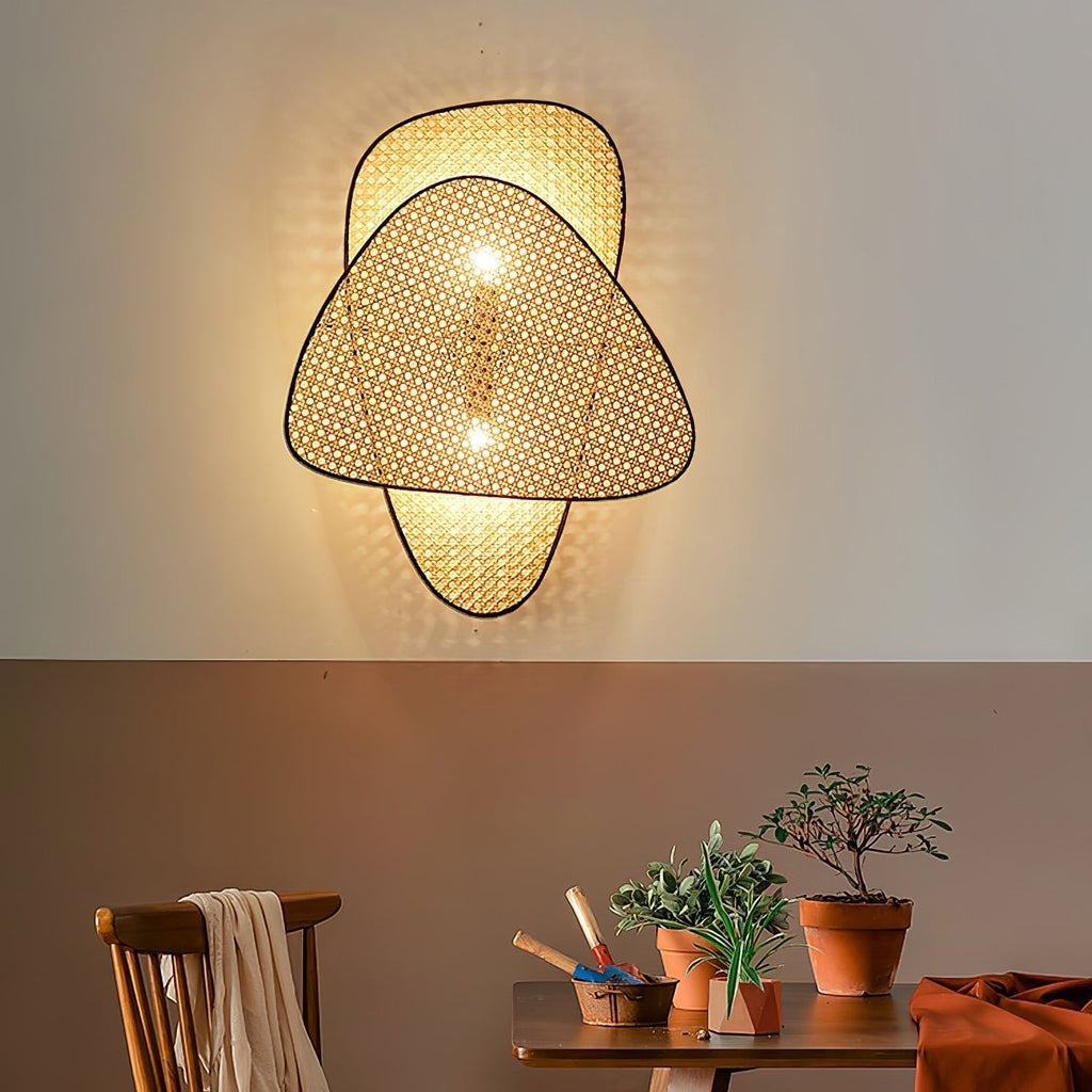 Jorrenora Bamboo Wall Light-Moonnatur