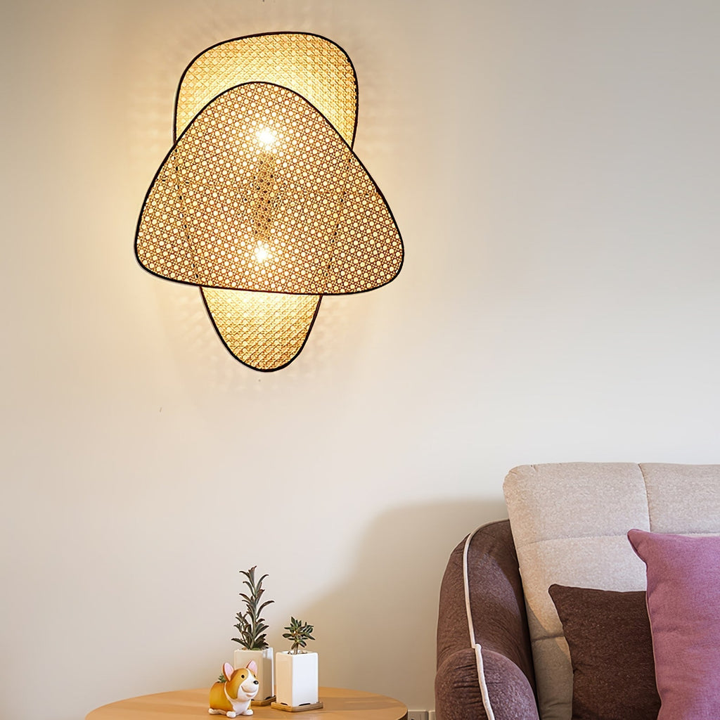 Jorrenora Bamboo Wall Light-Moonnatur