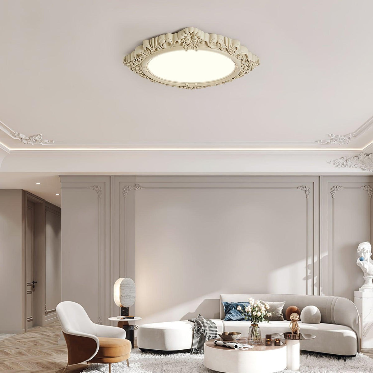 Ravelia Resin Ceiling Light-Moonnatur