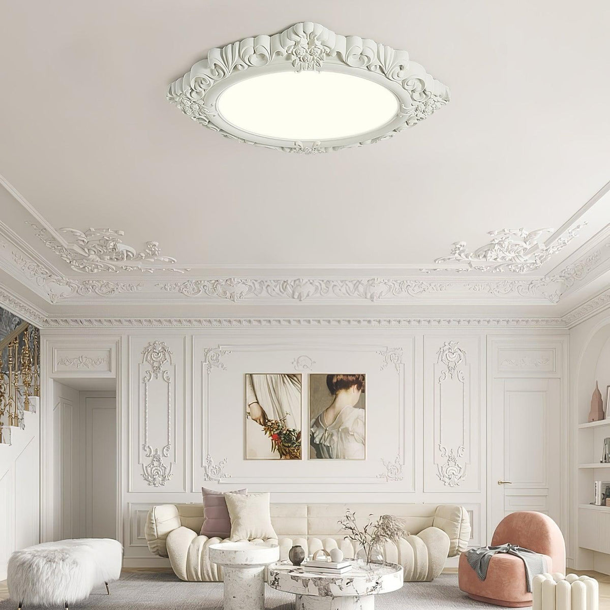 Ravelia Resin Ceiling Light-Moonnatur