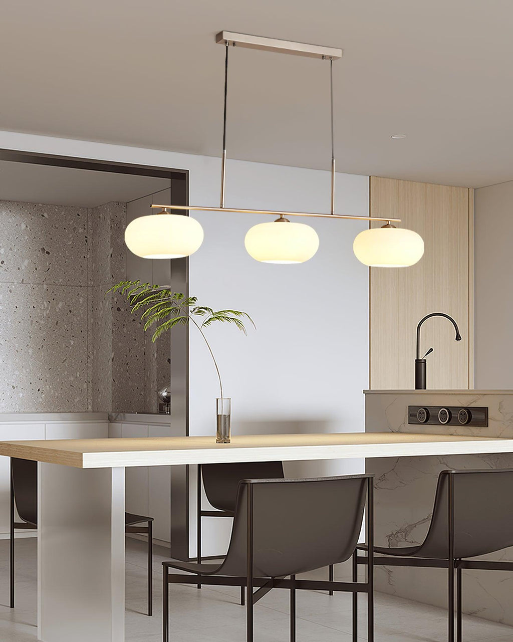 Xevoria Glass Pendant Lamp-Moonnatur