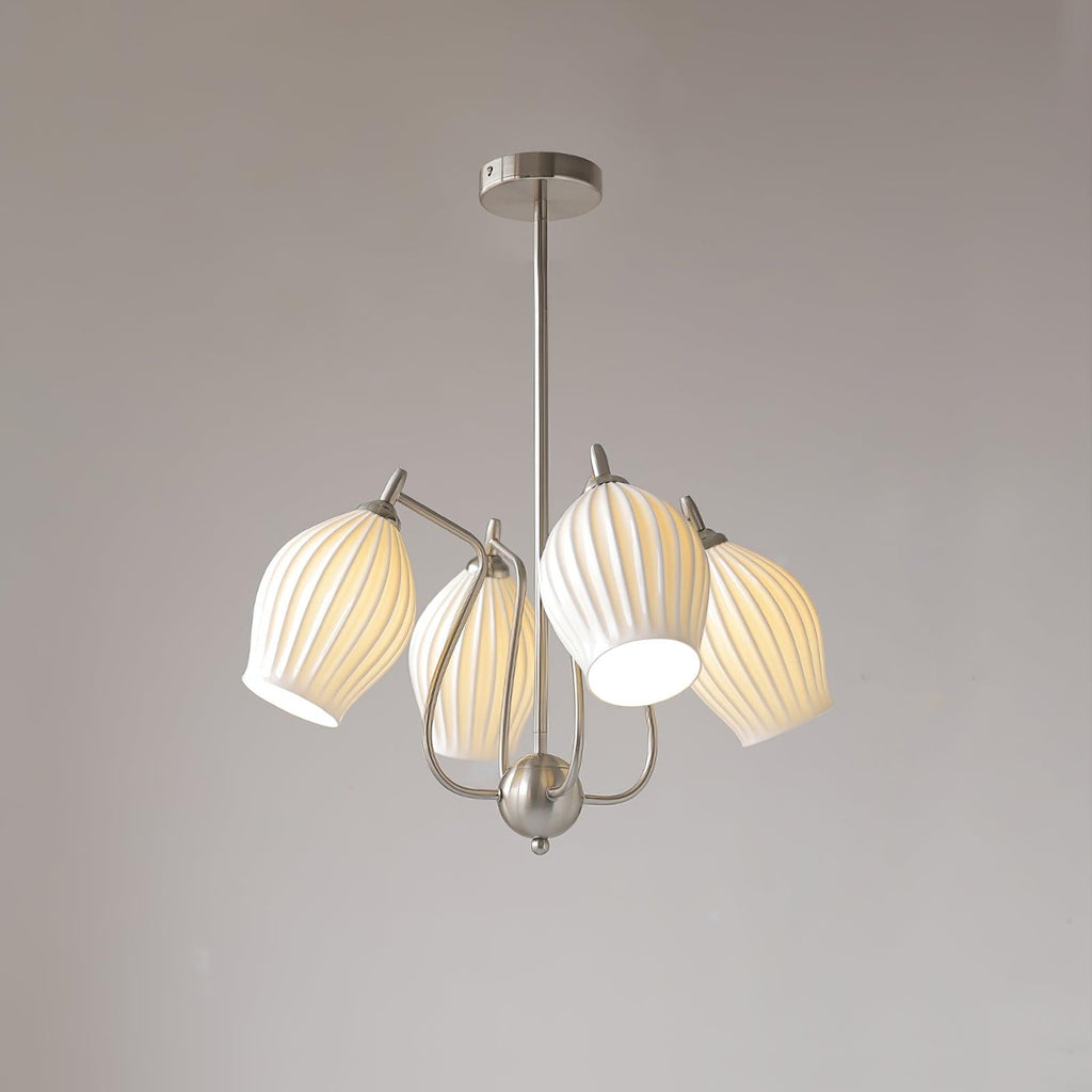 Briamere Ceramic Chandelier-Moonnatur
