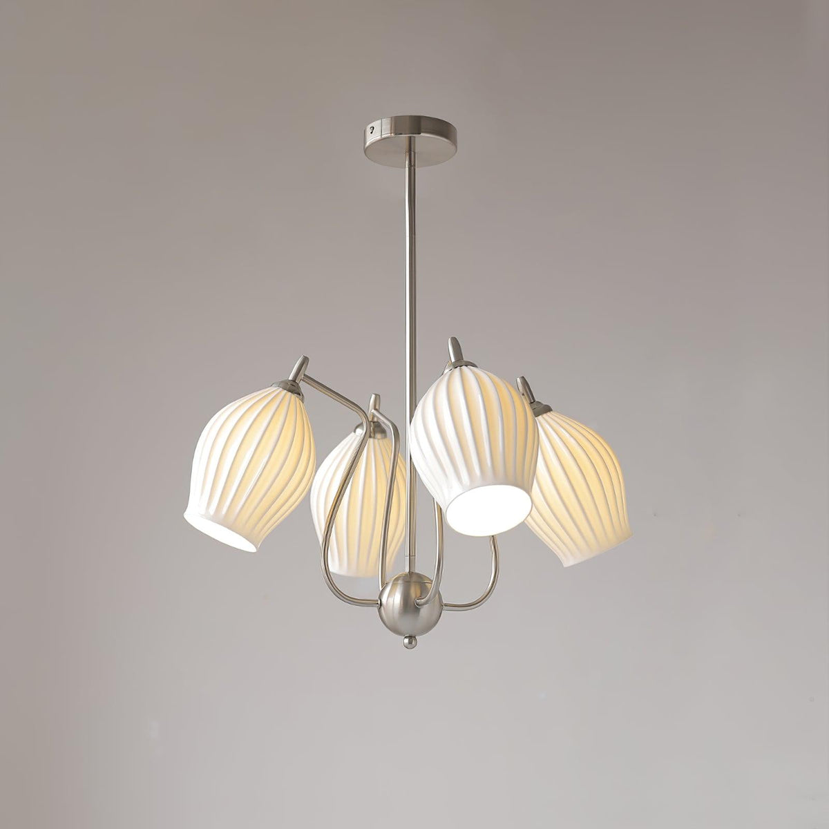 Briamere Ceramic Chandelier-Moonnatur
