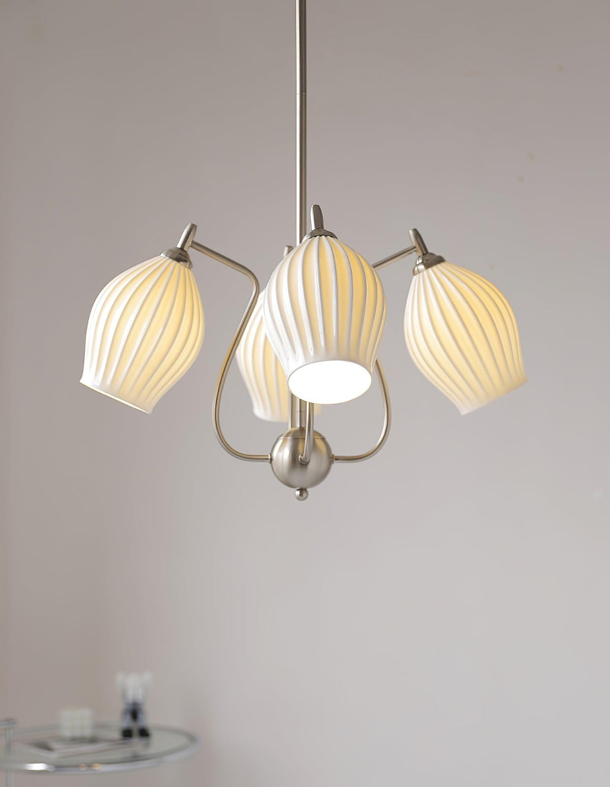 Briamere Ceramic Chandelier-Moonnatur