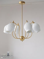 Briamere Ceramic Chandelier-Moonnatur