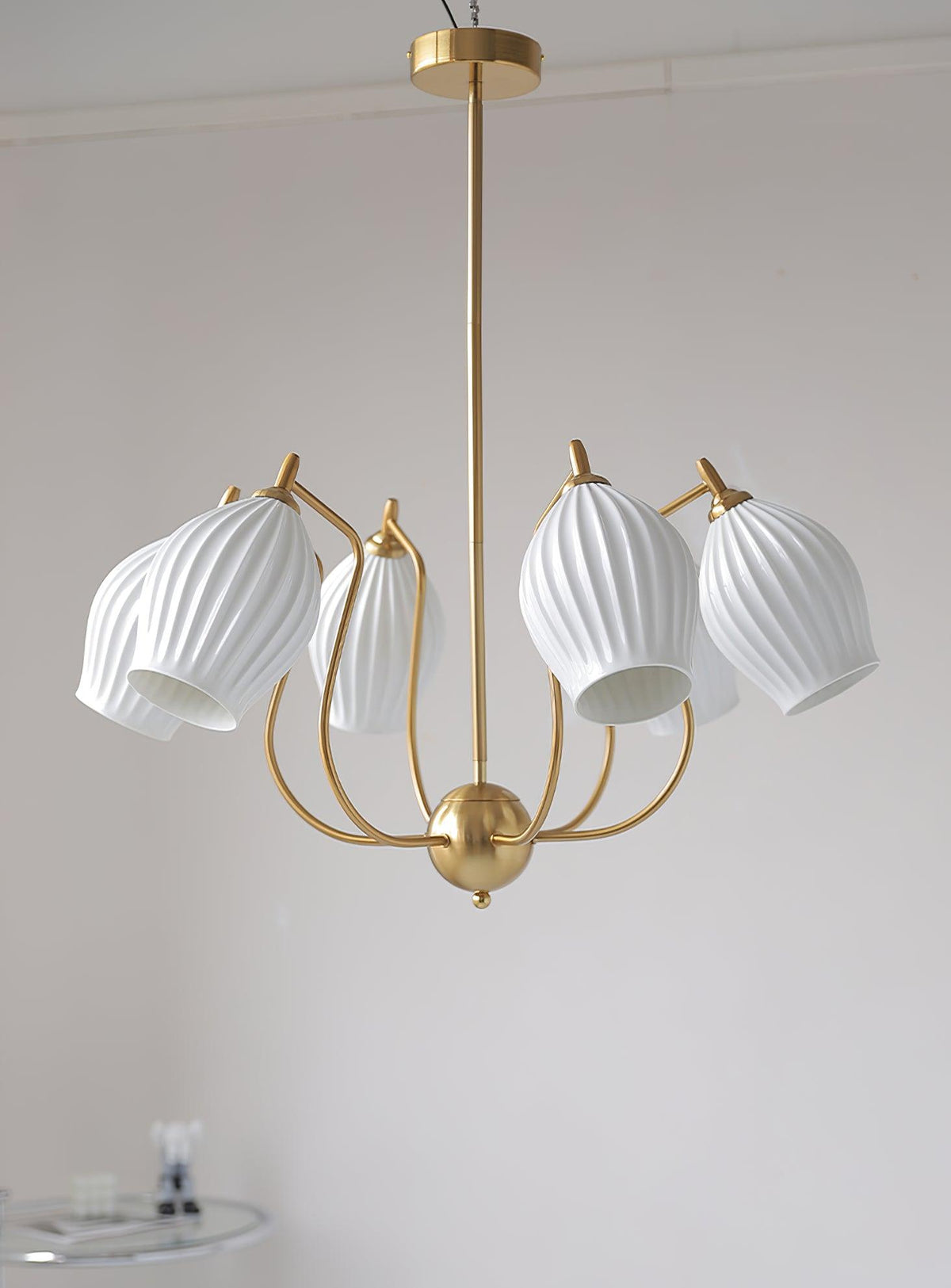 Briamere Ceramic Chandelier-Moonnatur