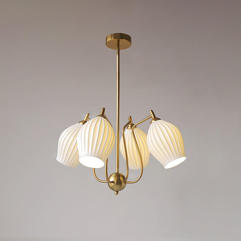 Briamere Ceramic Chandelier-Moonnatur
