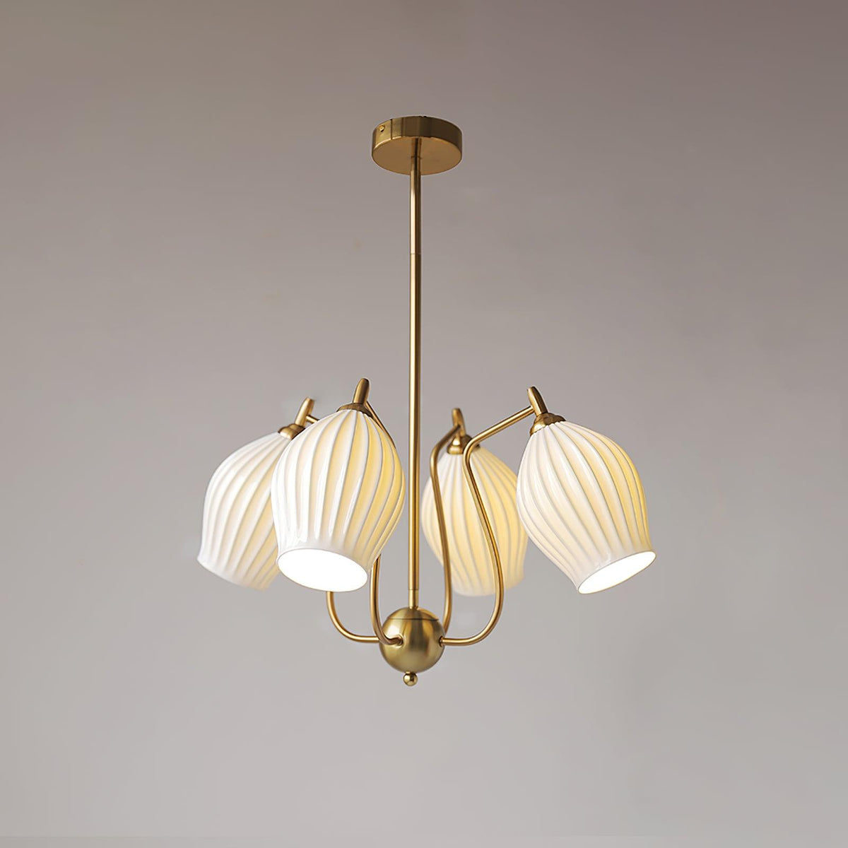Briamere Ceramic Chandelier-Moonnatur