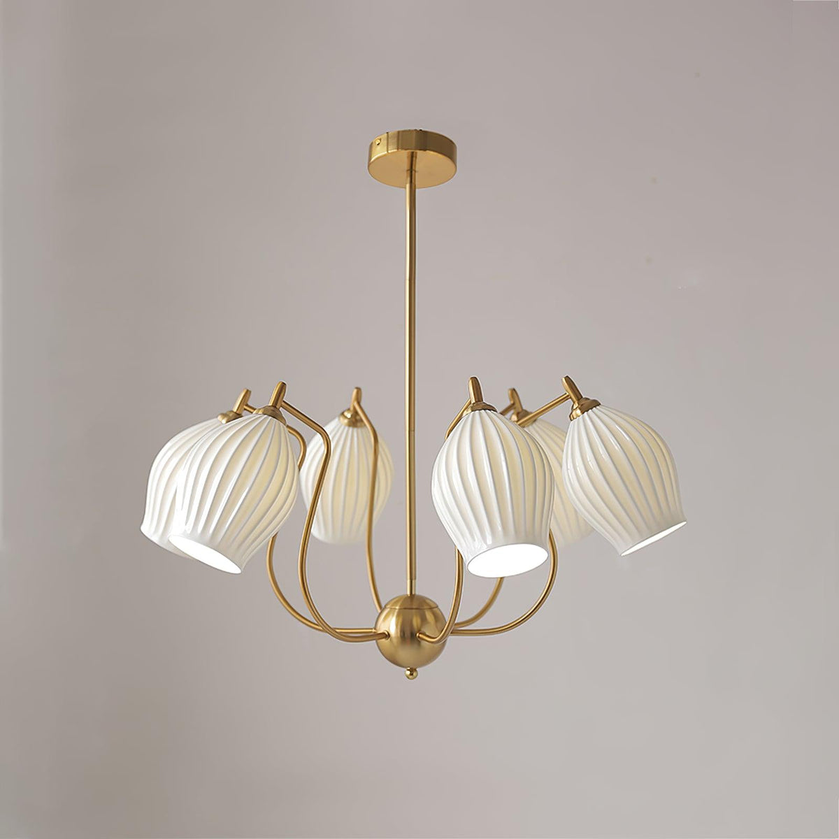 Briamere Ceramic Chandelier-Moonnatur