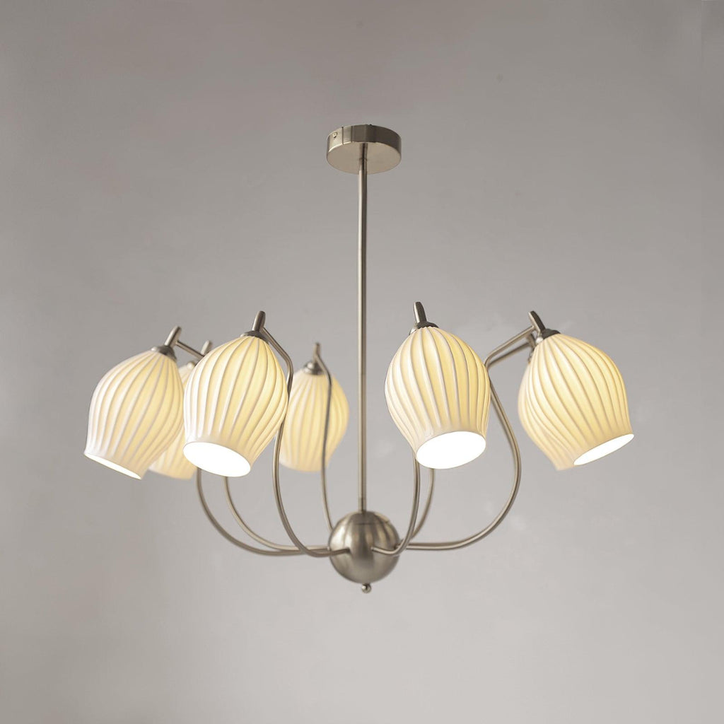 Briamere Ceramic Chandelier-Moonnatur