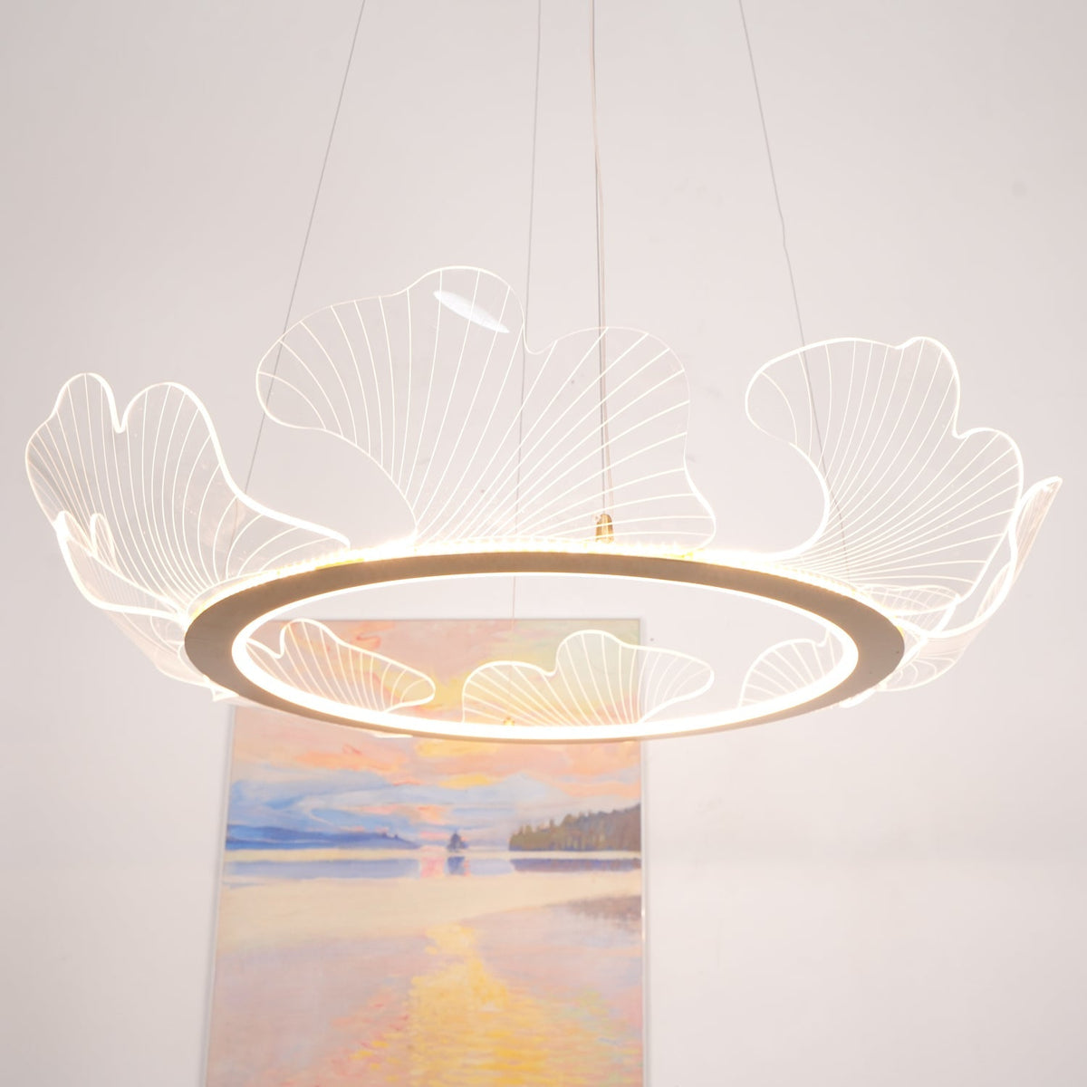 Selvenwren Acrylic Pendant Light-Moonnatur