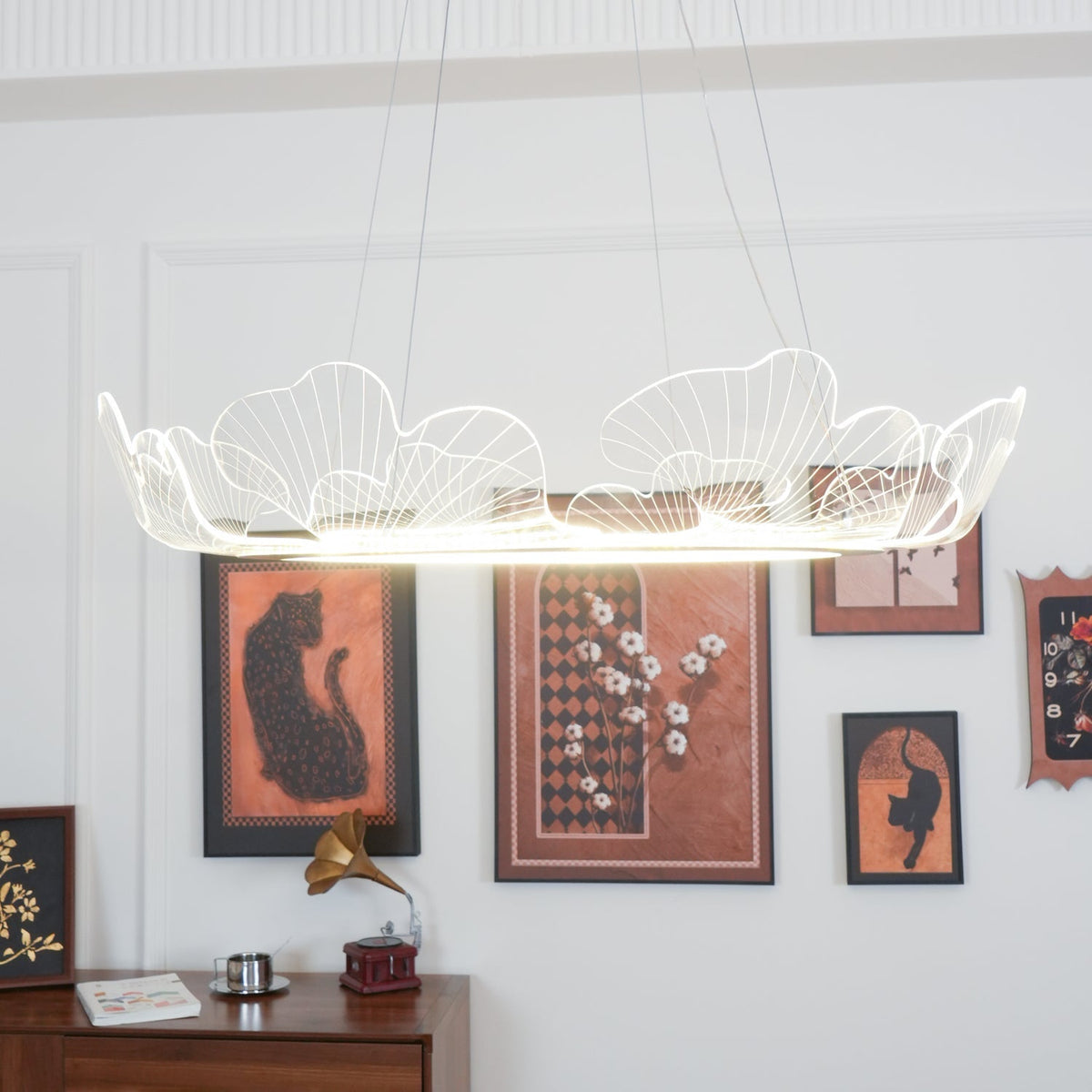 Selvenwren Acrylic Pendant Light-Moonnatur