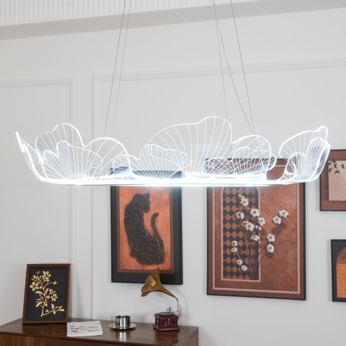 Selvenwren Acrylic Pendant Light-Moonnatur