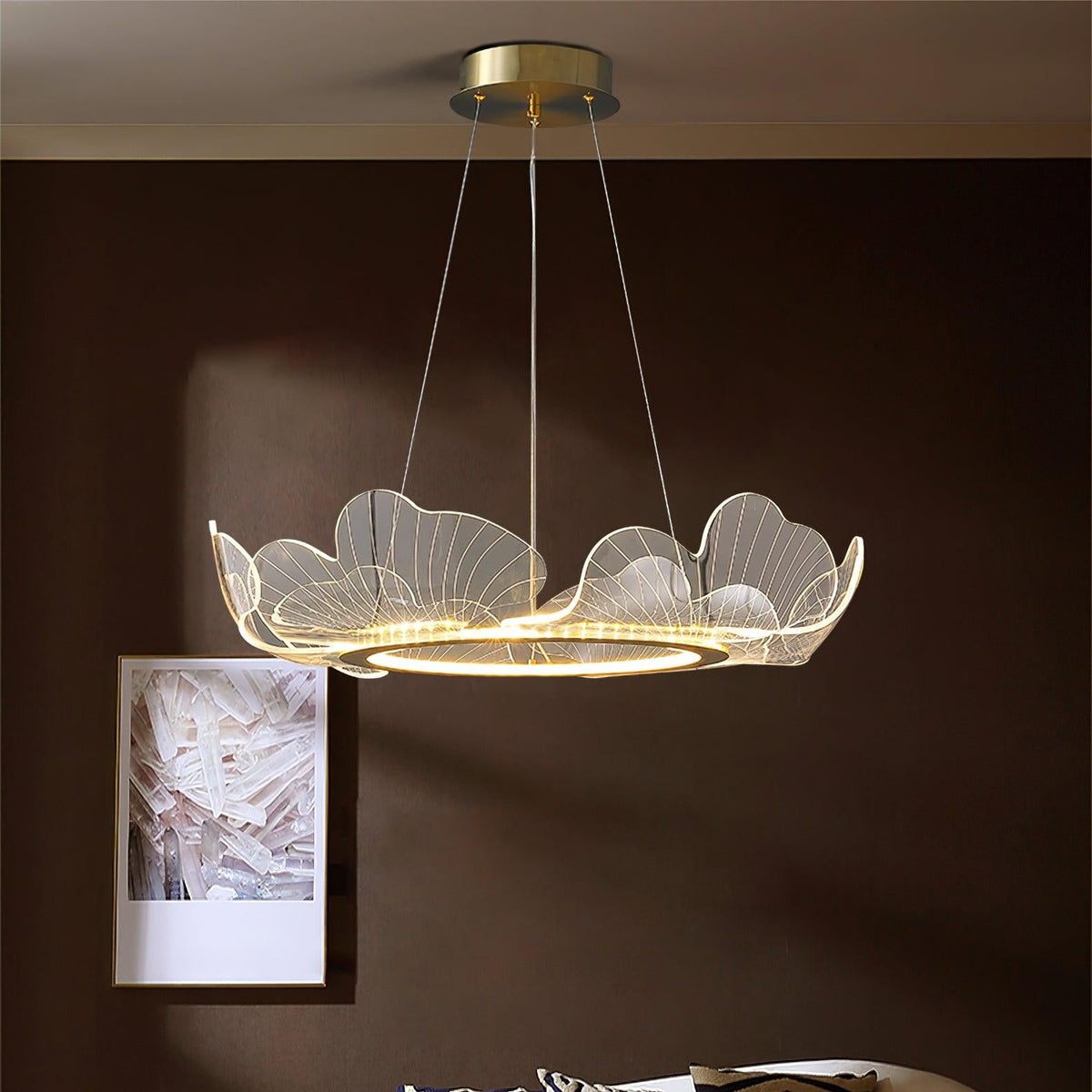 Selvenwren Acrylic Pendant Light-Moonnatur