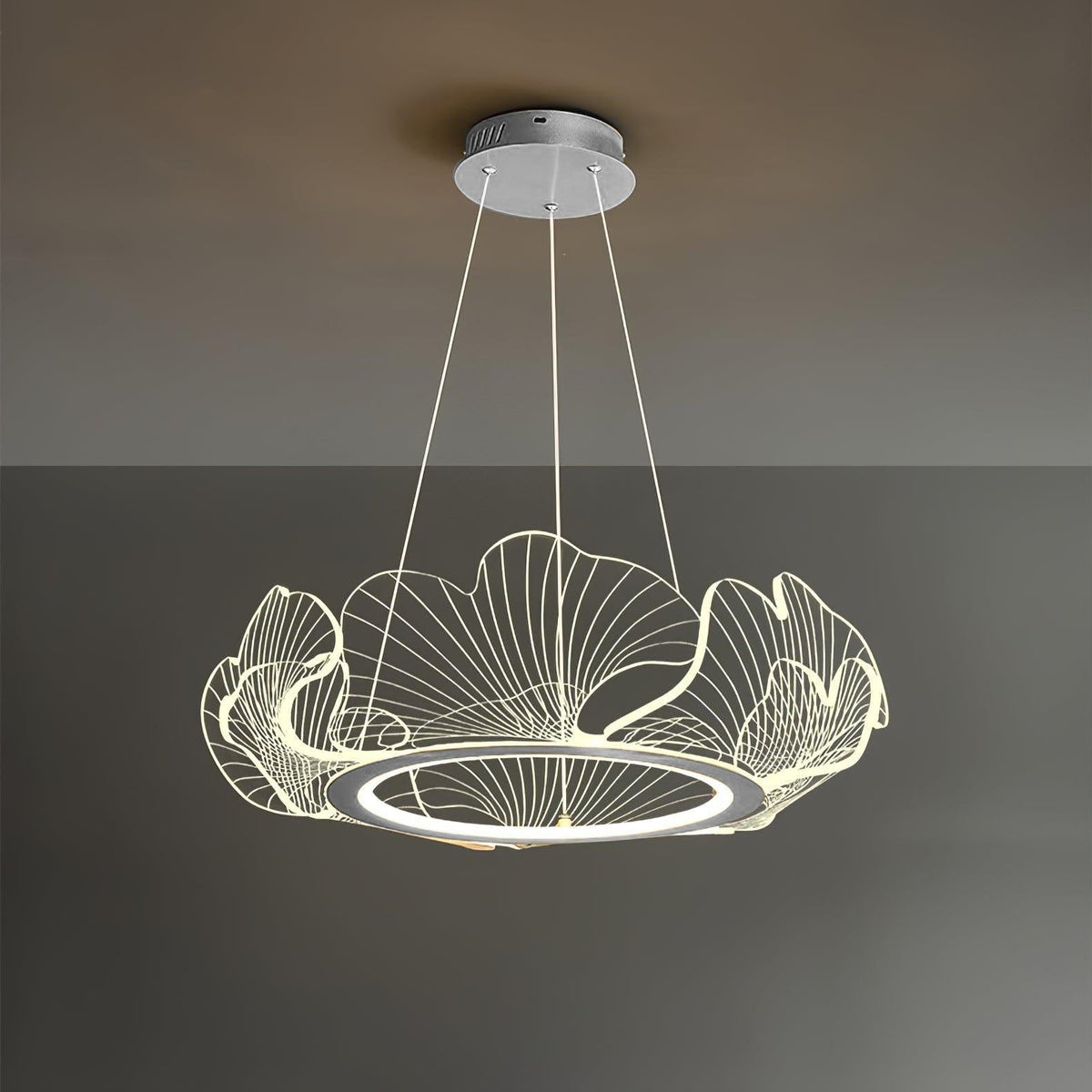 Selvenwren Acrylic Pendant Light-Moonnatur