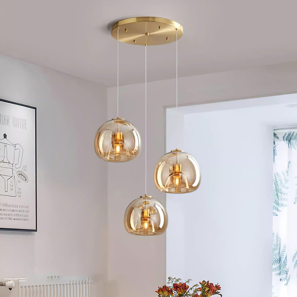 Fendelelyn Glass Pendant Light-Moonnatur