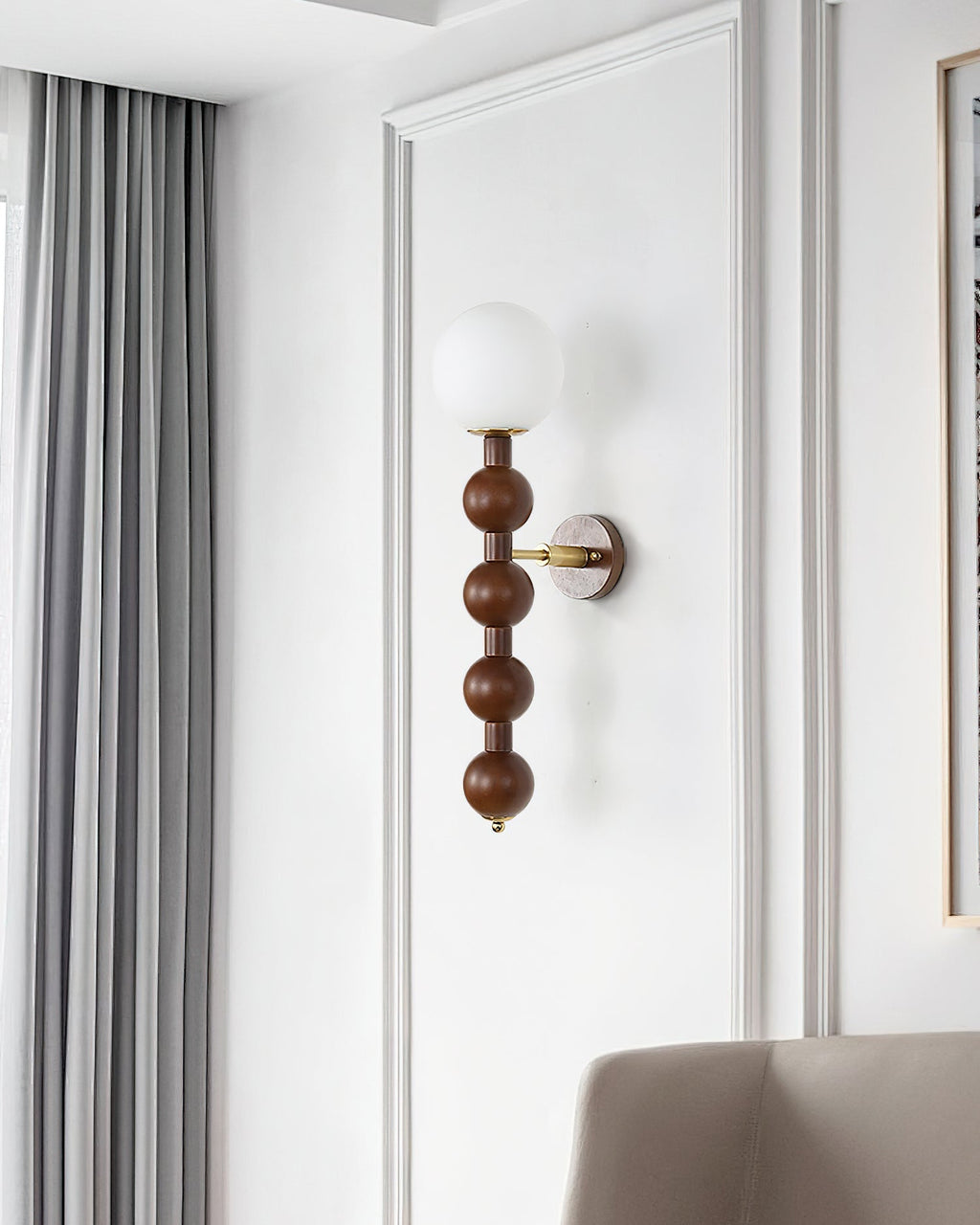 Corenonna Wood Wall Light-Moonnatur