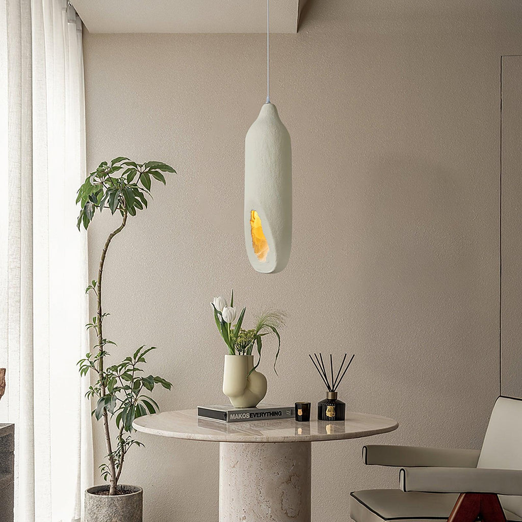 Waveria Polystyrene Pendant Light-Moonnatur