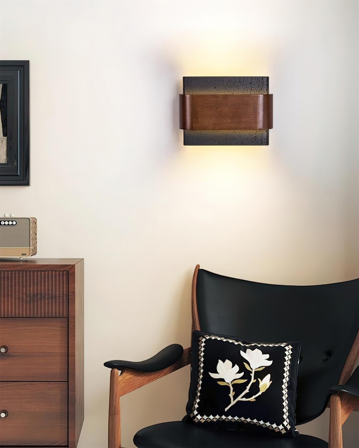 Islenheath Travertine Wall Light-Moonnatur